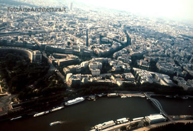 panorama dalla Torre Eiffel