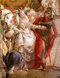 Palazzo Labia - Venezia - Incontro di Antonio e cleopatra