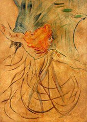  danzatrice Loie Fullerche di Toulouse Lautrec