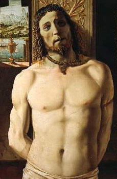Cristo alla Colonna Bramante, dipinto su tavola – Milano- Pinacoteca di Brera
