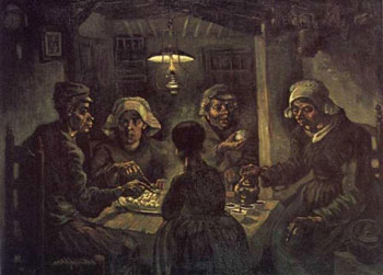 I mangiatori di patate - 1885, olio su tela, cm.81x114, Rijksmuseum Vincent van Gogh, Amsterdam