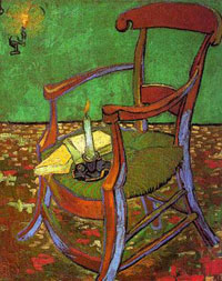 La sedia di Gauguin, 1888, olio su tela, cm 90,5x72,5. Amsterdam, Van Gogh Museum