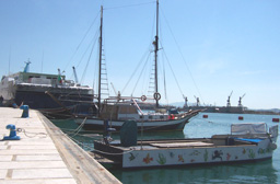Imbarcazioni ormeggiate al porto di Trapani